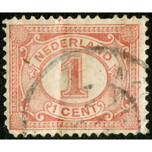 Timbre Oblitéré Nederland, 1 Cent