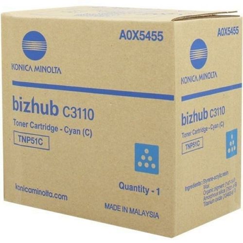 Konica Minolta A0X5455 (TNP51C) Toner cyan