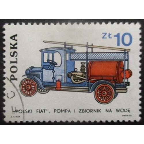 Pologne N°2774 Véhicule De Pompiers Oblitéré