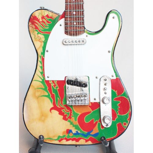 Guitare Miniature Telecaster Dragon - Jimmy Page De Led Zeppelin