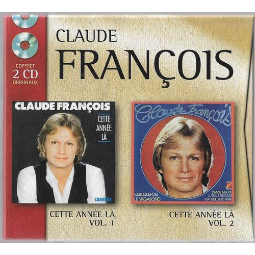 Coffret 2 Cd Claude François "Cette Année Là Vol. 1" & "Cette Année Là Vol. 2"