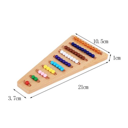Perles Pour L'apprentissage Des Mathématiques,Méthode Montessori,Jouets D'apprentissage,Symboles Perlés,Plateaux- D[A36102913]