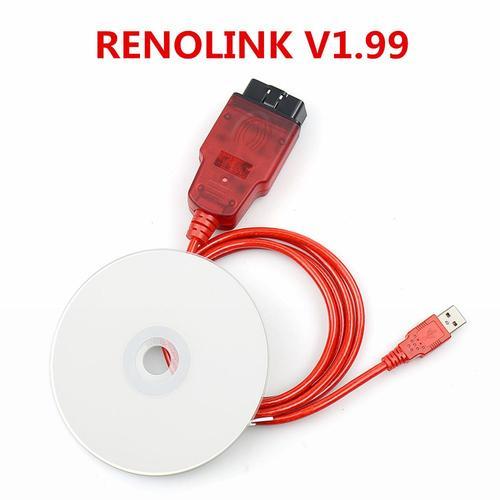 Programmeur Ecu De Diagnostic Petobd2 Pour Renault,Renolink V1.99,Musicpayée Ity V1.87,D-Acia,Codage De Clé,Cristal - Renolink V1.99