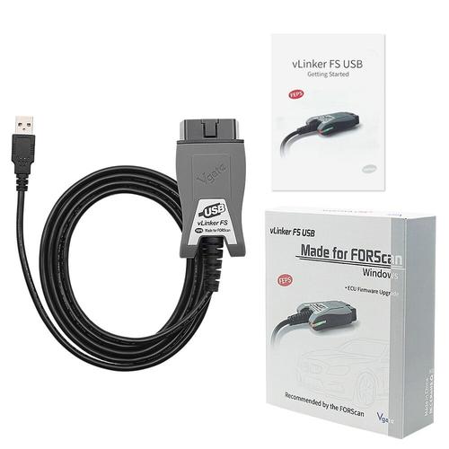 Auto De Voiture De Eau D'usb Obd2 D'élasticité De Vgate Elm327 Vlinker Pour Le Ms-Can De Balayage De Ford Mazda - Vlinker Fs Usb