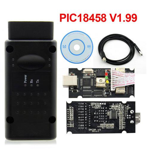 Opcom V1.70 Music99 Flash Firmware Mise À Jour Opcom V5 Pour Opel Voiture Diagnostic Câble Pour Opel Op-Com Pic18f458 - V1.99[D6790]