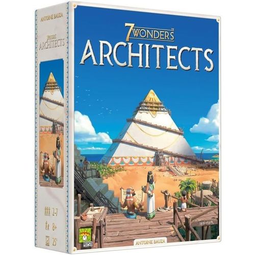 7 Wonders : Architects - Unbox Now - Jeu Famille De Société Pour Enfants Dès 8 Ans - As D'or 2022 - Pour 2 À 7 Joueurs - Bâtissez Votre Cité Antique Simplifié - 25 Minutes - Version Française