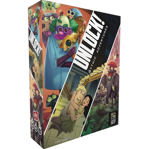 Unlock! Mythic Adventures - Unbox Now - Jeu Escape Game Adultes Et Enfants Dès 10 Ans - Jeu D'ambiance - Jeu De Cartes Avec Application Gratuite - 1 À 6 Joueurs - En Français-