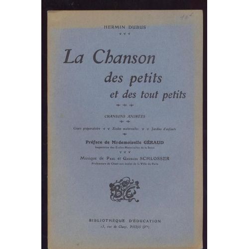 La Chanson Des Petits Et Des Tout Petits