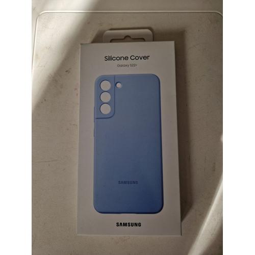 Etui Silicone Bleu Pour Samsung Galaxy S22+