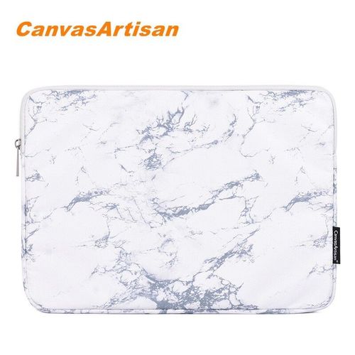 Sacoche étanche et antichoc pour ordinateur portable 11,12,13,14,15 pouces,étui pour Macbook Air Pro - H32-02 White Marble-11 inch
