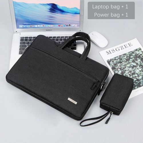 Pochette en bandoulière pour ordinateur portable,porte-documents,compatibilité MacBook Air Pro M1 Lenovo - Black B-11inch 12inch