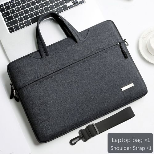 Pochette en bandoulière pour ordinateur portable,porte-documents,compatibilité MacBook Air Pro M1 Lenovo - Drak Gray C-11inch 12inch