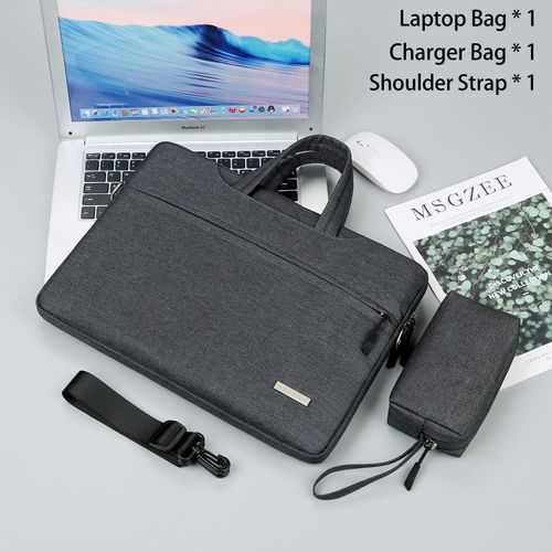 Pochette en bandoulière pour ordinateur portable,porte-documents,compatibilité MacBook Air Pro M1 Lenovo - Drak Gray A-11inch 12inch