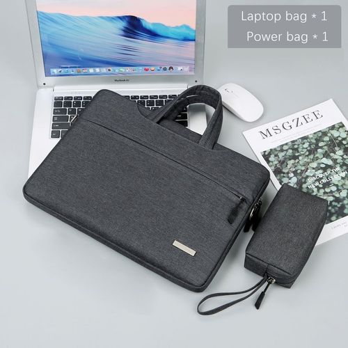Pochette en bandoulière pour ordinateur portable,porte-documents,compatibilité MacBook Air Pro M1 Lenovo - Drak Gray B-11inch 12inch
