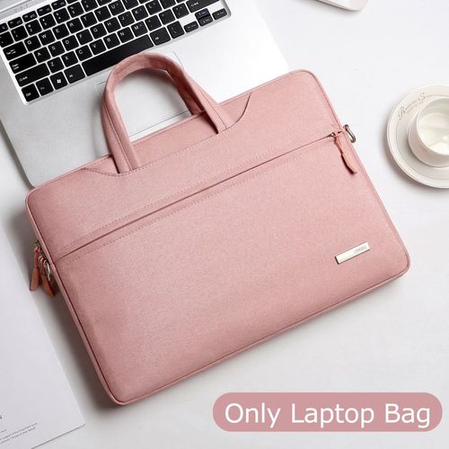 Pochette en bandoulière pour ordinateur portable,porte-documents,compatibilité MacBook Air Pro M1 Lenovo Dell - Pink D-11inch 12inch