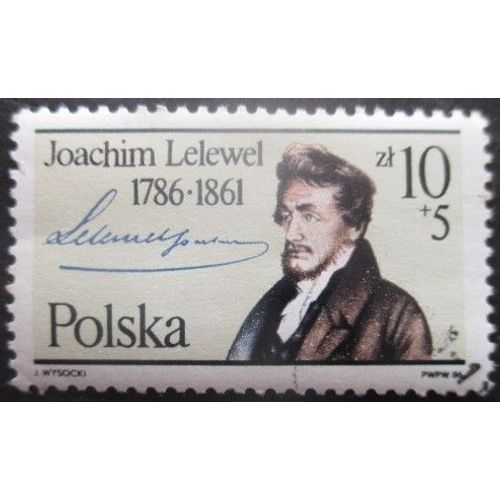 Pologne N°2885 Joachim Lelewel Oblitéré