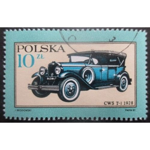 Pologne N°2902 Voiture Ancienne Oblitéré