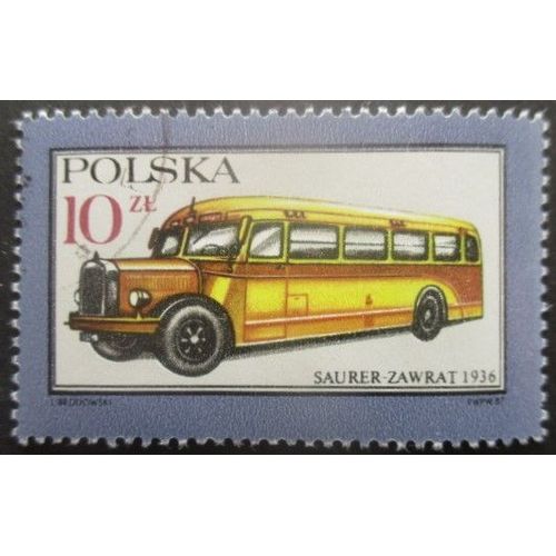Pologne N°2903 Voiture Ancienne Oblitéré