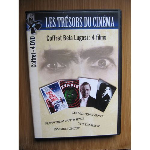 Bela Lugosi Coffret Dvd 4 Films : Plan 9 From Outer Space, Les Morts Vivants, The Devil Bat Et Invisible Ghost