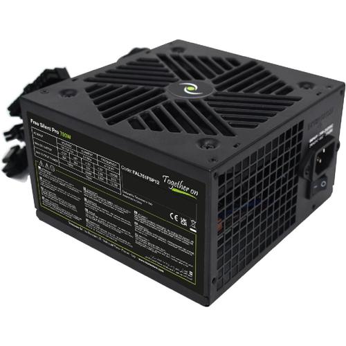 Alimentation Free Silent Pro 750 pour PC évolués avec Carte Graphique NVIDIA GeForce GTX-RTX,Ventilateur Silencieux,connecteurs PCI-E,CPU 4+4,SATA,Molex