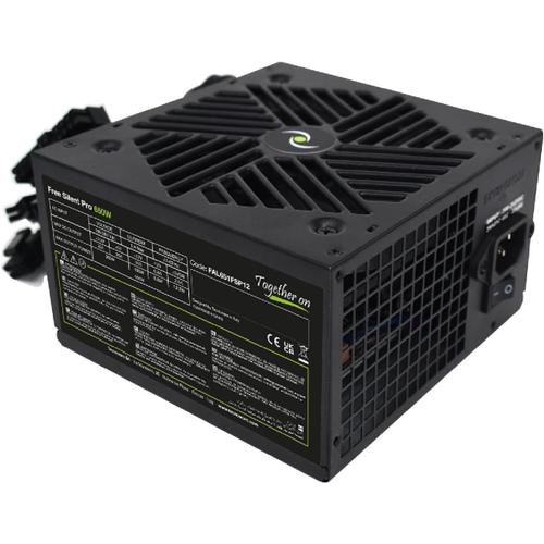 Alimentation Free Silent Pro 650 pour PC évolués avec Carte Graphique NVIDIA GeForce GTX-RTX,Ventilateur Silencieux,connecteurs PCI-E,CPU 4+4,SATA,Molex