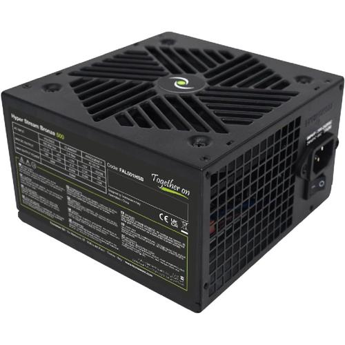 Alimentation ATX Hyper Stream Bronze 500W pour PC évolués avec Carte Graphique NVIDIA GeForce GTX-RTX,Ventilateur Silencieux,connecteurs PCI-E,CPU 4+4,SATA,Molex