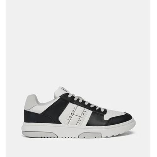 Tommy Hilfiger - Baskets Basses Brooklyn Cuir - Noir - 45