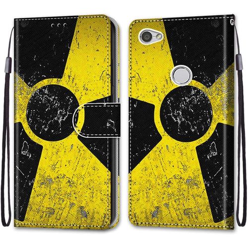Coque Pour Xiaomi Redmi Note 5a, Etui En Cuir Pu Portefeuille Housse Coque Avec 360 Degres Silicone Antichoc Protection Cover Cuir Pochette Magnetique Und Flip Bequille(Moulin A Vent)