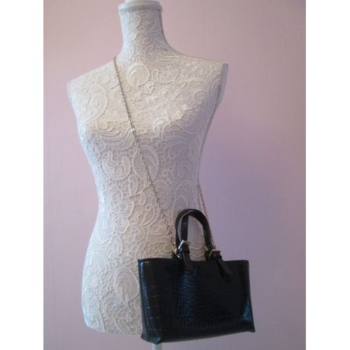 Sac à main noir Zara