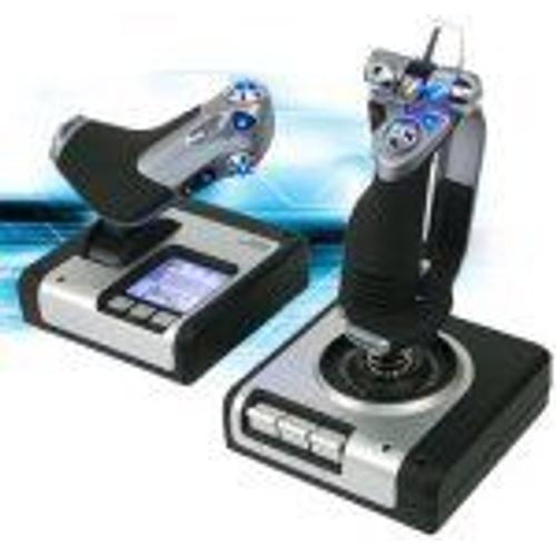 Saitek X52 Flight Control System - Joystick Et Accélérateur - 10 Boutons - Filaire