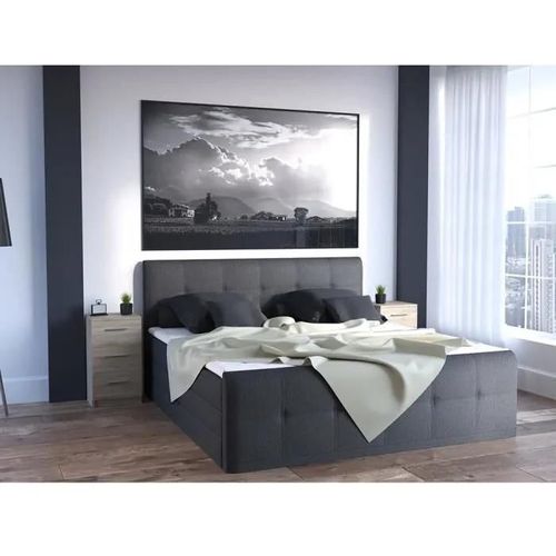 Table De Chevet Vicco Commode Lit Boxspring Table De Nuit 66 Cm Blanc