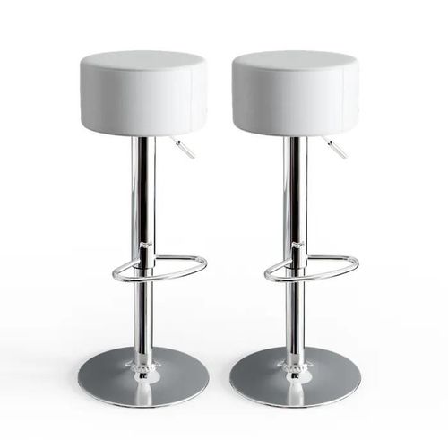 Vicco Tabouret De Bar , Blanc, 38.5 X 92 Cm 2 Pièces