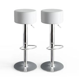 Vicco Tabouret De Bar , Blanc, 38.5 X 92 Cm 2 Pièces