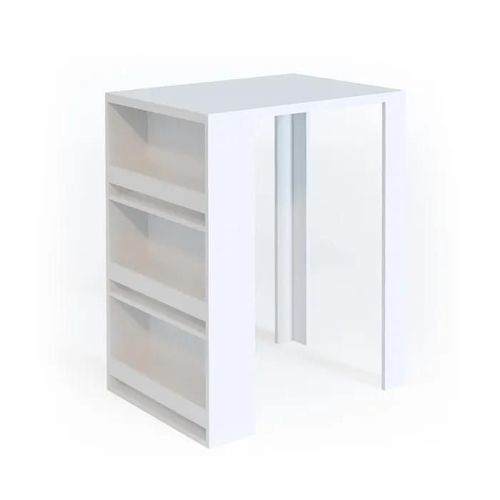 Vicco Table De Bar , Blanc, 57 X 80 Cm