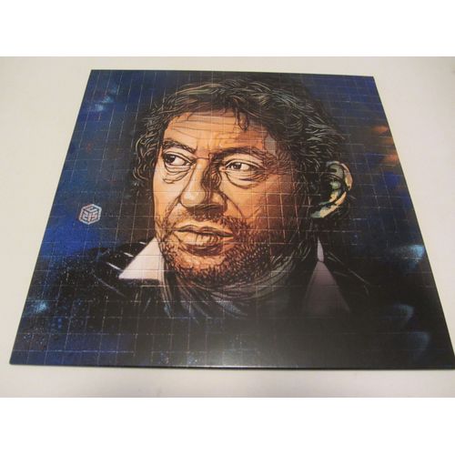 Serge Gainsbourg Collection Best Of En Collaboration Avec C215 (Vinyle Bleu) : La Javanaise - La Chanson De Prevert - Le Poinçonneur Des Lilas - Initials B.B. - Aux Armes Et Caetera - Elisa - Etc...
