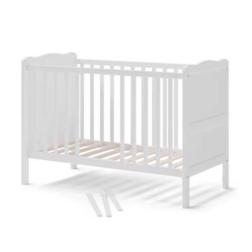 Vitalispa Lit À Barreaux Lit Bébé Lit Enfant Tobi Blanc Lit Évolutif
