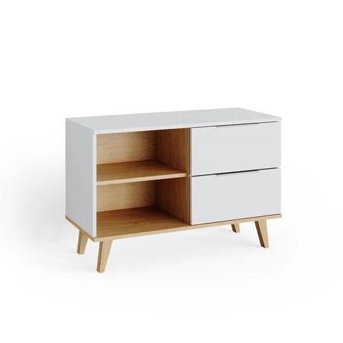 Vicco Commode Avec Tiroirs Nautica, Blanc, 90 X 61 Cm