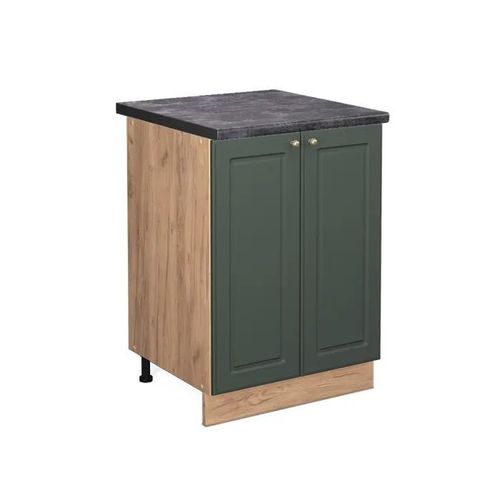 Vicco Meuble Bas De Cuisine Fame-Line, Vert Or Campagne, 60 Cm, Pa Anthracite