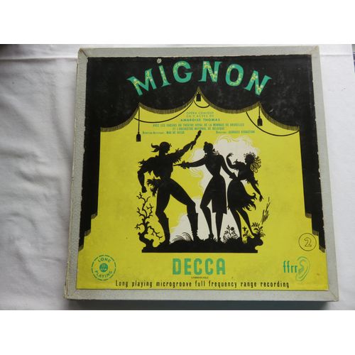 Coffret De 3 Vinyles "Mignon" Opéra Comique