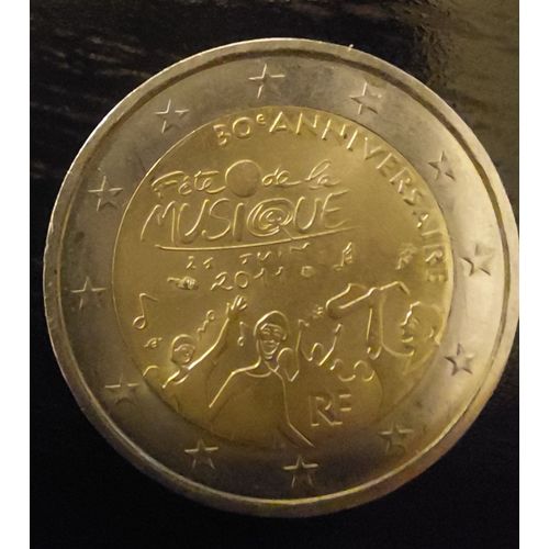 Pièce 2 Euros 30 Ans De La Fête De La Musique 2011