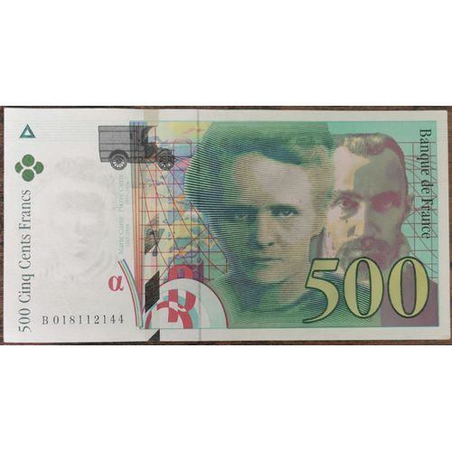 Billet De 500 Francs Pierre Et Marie Curie 1994 France B018112144