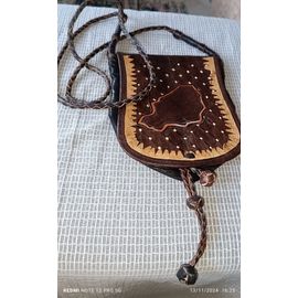 Sacoche touareg en cuir