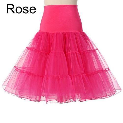 Jupon Tutu Vintage Des Années 50,Sous-Jupe Rétro De 26 Pouces,Filet De Barrage Rockabilly
