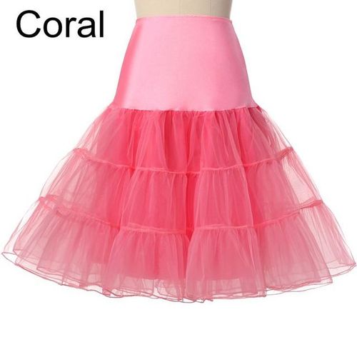 Jupon Tutu Vintage Des Années 50,Sous-Jupe Rétro De 26 Pouces,Filet De Barrage Rockabilly