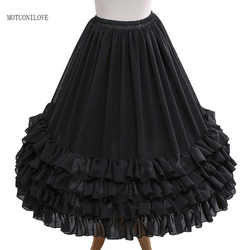 Jupon De Mariage En Crinoline Pour Femme,Sous-Jupe De Bal,Jupe De Barrage,En Mousseline De Soie,70cm De Long,Cosplay,Ix