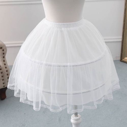 Jupon Court Crinoline Pour Petite Fille,Sous-Jupe Pour Enfant,Robe De Fille À Fleurs,Pour Mariage