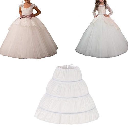 Jupon Court Crinoline Pour Petite Fille,Sous-Jupe Pour Enfant,Robe De Fille À Fleurs,Pour Mariage