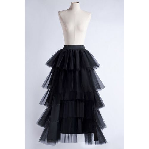 Jupe Tutu Crinoline Bouffante De Couleur Licorne Pour Femmes,Longues Jupes De Mariée Arc-En-Ciel,Jupon Cosplay,Sous-Jupe Rockabilly,Jupes De Fête