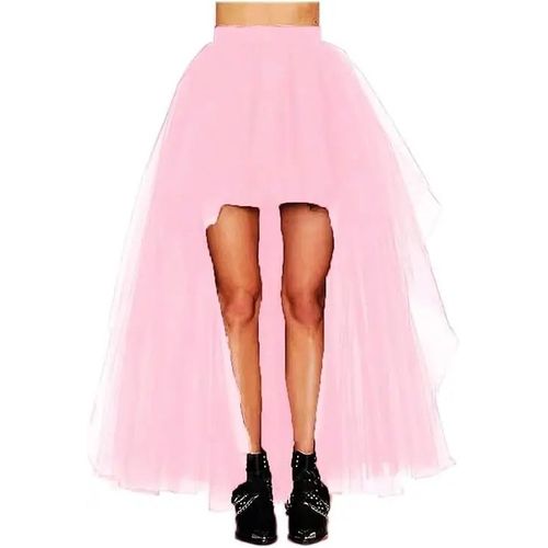 Jupe Tutu Crinoline Bouffante De Couleur Licorne Pour Femmes,Longues Jupes De Mariée Arc-En-Ciel,Jupon Cosplay,Sous-Jupe Rockabilly,Jupes De Fête