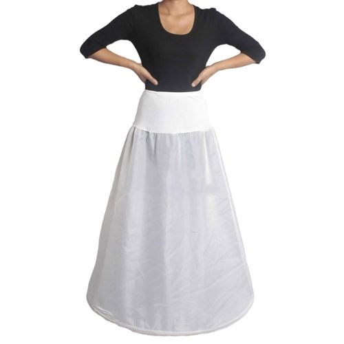 Jupon Créoles Blanc Pour Femme,Longueur Au Sol,Robe De Bal,Jupon Pour Cosplay,Vintage,Fête De Mariage